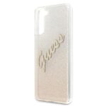 Guess GUHCS21MPCUGLSGO S21+ G996 gold hardcase Glitter Gradient Script - imagine 6