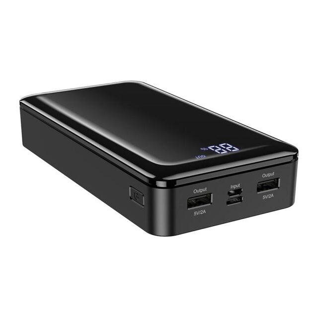 Borofone BJ8 Extreme 30000mAh Black | Powerbank | Power bank, 2x USB - imagine 3