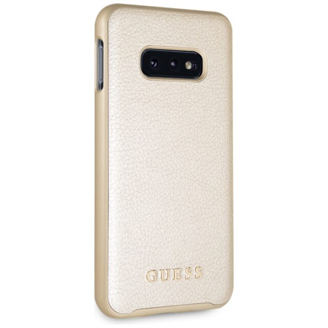 Guess GUHCS10LIGLGO S10e G970 gold hard case Iridescent - imagine 5