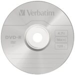DVD-R Verbatim Matt Silver 4.7GB 16X 50pcs 43548