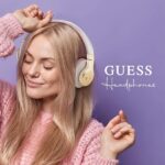 Guess Bluetooth on-ear headphones GUBH604GEMP pink 4G Script - imagine 5