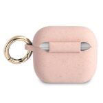 Guess GUA3SGGEP AirPods 3 cover pink Silicone Glitter - imagine 2