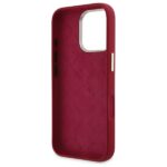 Guess GUHCP16XSMBSLM iPhone 16 Pro Max 6.9" magenta hardcase Silicone Script Metal Logo - imagine 7