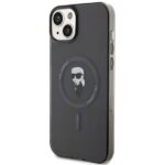 Karl Lagerfeld KLHMP15MHFCKNOK iPhone 15 Plus / 14 Plus 6.7" black hardcase IML Ikonik MagSafe - imagine 2