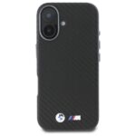 Case BMW BMHCP16S23PUFWC iPhone 16 6.1" black hardcase Carbon Wrapped Metal - imagine 3