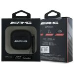 AMG AMA4SLWK AirPods 4 cover white Leather White Logo - imagine 3