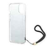 Guess GUOHCP14MH4STK iPhone 14 Plus / 15 Plus 6.7" black hardcase 4G Print Strap - imagine 5