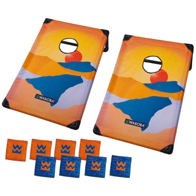 Arcade game Waboba Cornhole 2x board 8x throwing bag - imagine 2