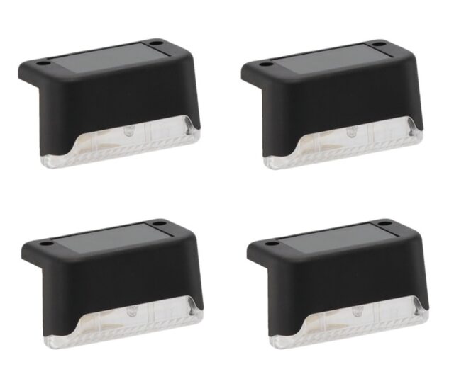 Set of 4 Extralink Solar Lights, 8 x 4.5 x 4.5 cm Linus Warm White LED - imagine 2