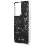 Guess GUHCS21LPCUMABK S21 Ultra G998 black hardcase Marble - imagine 6