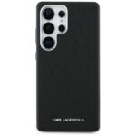 Case Karl Lagerfeld Saffiano Full Wrapped Elongated Metal Logo MagSafe for Samsung Galaxy S25 - imagine 3