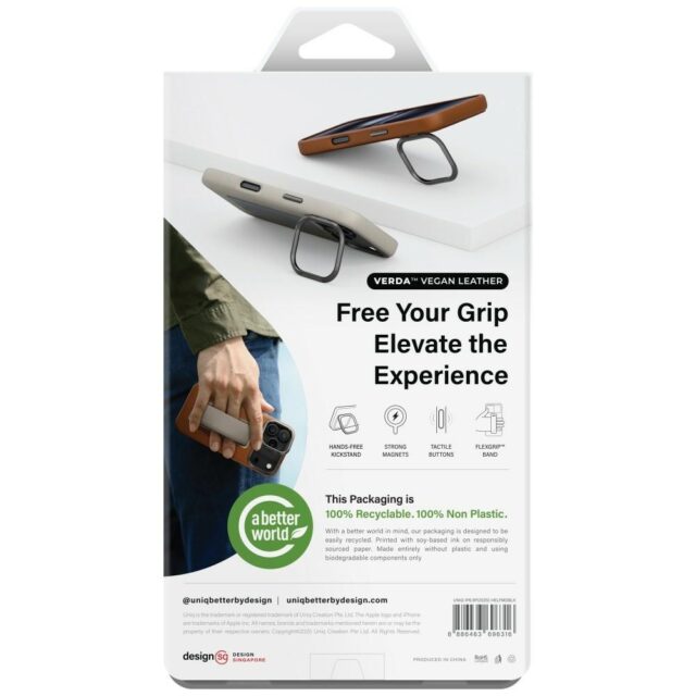 Case UNIQ Heldro Pro for iPhone 17 Pro    Max Magclick Charging black - imagine 7