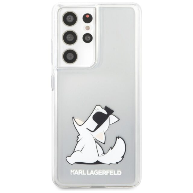 Karl Lagerfeld KLHCS21LCFNRC S21 Ultra G998 hardcase transparent Choupette Fun - imagine 3