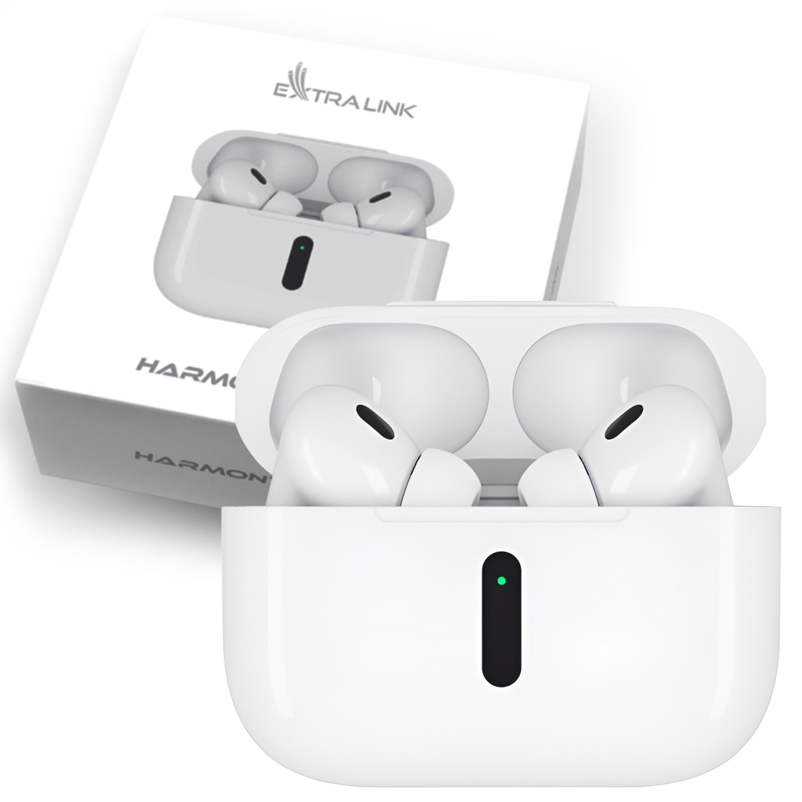 cps-af3cf8ca796ec60639ddcafdfd27a74e-2025-12-05-13-06-22 Extralink Lifestyle HarmonySound V1.0 | Wireless earbuds | Bluetooth 5.3, IPX4 - imagine 1