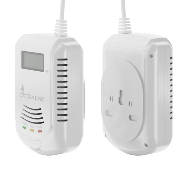 Extralink JKD-808COM | Gas & carbon monoxide smoke detector | 110dB - imagine 3