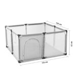 Extralink Kids Playpen, Dry Pool Playground for Children, Foldable 126x126cm Ball Pit k-458 - imagine 7