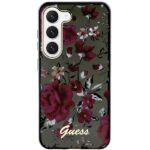 Guess GUHCS23MHCFWSA S23+ S916 khaki hardcase Flower Collection - imagine 3