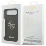 Guess Fixed Glitter Big 4G case for iPhone Air black - imagine 8