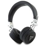 Guess Over-Ear Bluetooth Headphones ENC GUBH70PGTSPSK black Grained Classic Round Shape
