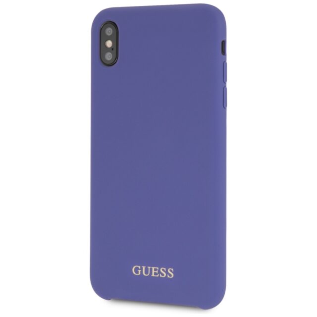 Guess GUHCI65LSGLUV iPhone Xs Max purple hard case Silicone - imagine 2