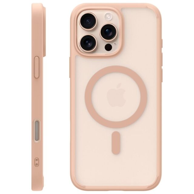 Spigen Ultra Hybrid Mag Case for iPhone 16 Pro MagSafe Pink/Frost Rose - imagine 3