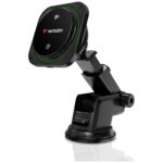 Car holder with wireless charger Verbatim n Drive Qi2 15W RGB CND-01 black 31860