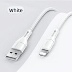 USAMS U68 Lightning 2A Fast Charge 1m white SJ500USB02 (US-SJ500) - imagine 9