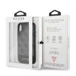 Guess GUHCI61G4GLGR iPhone Xr grey hardcase 4G Stripe Collection - imagine 7