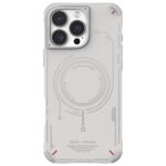 Skinarma case Mecha iPhone 16 Pro Max 6.9" Magnetic Charging light grey - imagine 3