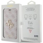 Guess GUBKP15L4GMGPI iPhone 15 Pro 6.1" pink book 4G Metal Logo - imagine 7