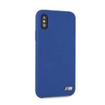 Hardcase BMW BMHCPXMSILNA iPhone X/Xs navy Silicone M Collection - imagine 2