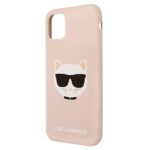 Karl Lagerfeld KLHCN61SLCHLP iPhone 11 6,1" / Xr hardcase light pink Silicone Choupette - imagine 6