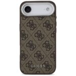 Case Guess 4G Classic Logo MagSafe for iPhone Air brown - imagine 3