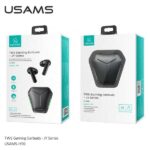 USAMS Bluetooth 5.0 TWS JYseries Gaming earbuds wireless black BHUJY01 - imagine 4