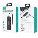 USAMS adapter HUB 2xUSB + USB-C + HDMI + Micro SD + SD black SJ575HUB01 (US-SJ575) - imagine 9