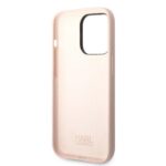 Karl Lagerfeld KLHCP14LSNCHBCP iPhone 14 Pro 6,1" hardcase pink Silicone Choupette - imagine 7
