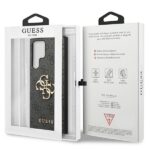 Guess GUHCS23L4GMGGR S23 Ultra S918 grey hardcase 4G Big Metal Logo - imagine 8