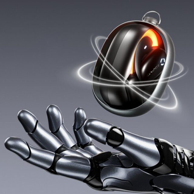 AWEI Bluetooth headphones 5.4 TZ13 ANC + docking station black - imagine 6