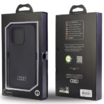 Audi Silicone Case iPhone 13 Pro / 13 6.1" black hardcase AU-LSRIP13P-Q3/D1-BK - imagine 7