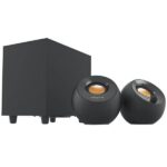Creative Desktop Speakers 2.1 Pebble Plus with Subwoofer black