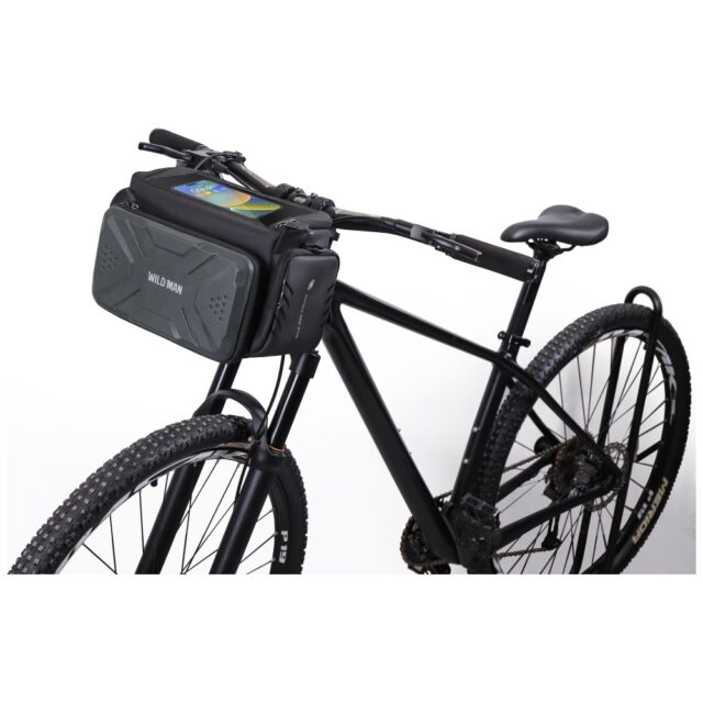 WILDMAN GS6 3L Bike Frame Bag Bike Holder Dark Green - imagine 5