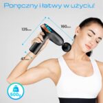 Extralink Massage Gun Lite | Massage Gun | 3200 RPM, 6 interchangeable tips - imagine 5