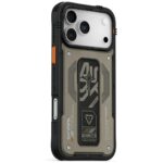Case Skinarma Aegis for iPhone 17 Pro Max Magnetic Charging + Grip Stand grey