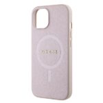 Guess GUHMP15SPSAHMCP iPhone 15 / 14 / 13 6.1"pink hardcase Saffiano MagSafe - imagine 5