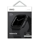 UNIQ Valencia Case Apple Watch Series  4/5/6/7/8/9/SE/SE2/SE3 45/44mm. graphite - imagine 3