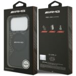 Case AMG Double Layer Transparent Rhombs MagSafe for iPhone 17 Pro black-red - imagine 8