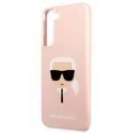 Karl Lagerfeld KLHCS22MSLKHPI S22+ S906 pink hardcase Silicone Karl`s Head - imagine 6