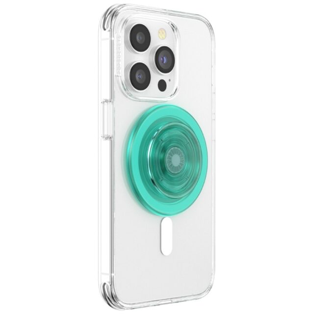 Uchwyt i podstawka do telefonu            Popsockets Translucent MagSafe miętowy 807029 - imagine 4