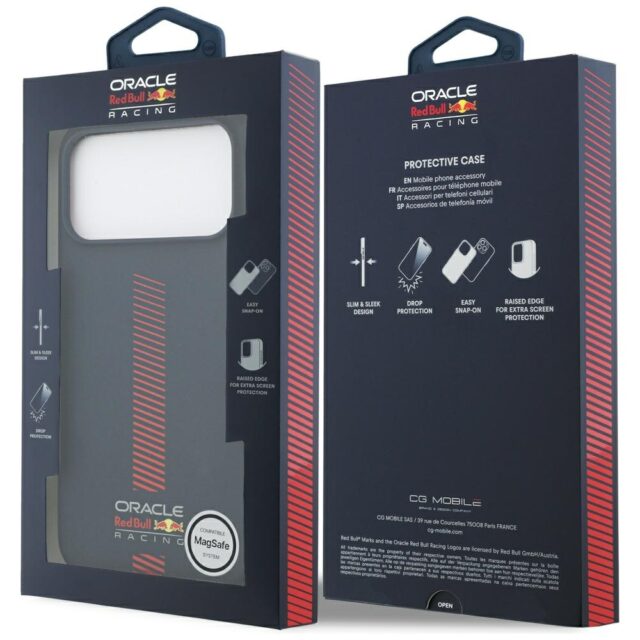 Red Bull Silicone Powerbar MagSafe Case for iPhone 17 Pro Max Navy Blue - imagine 8