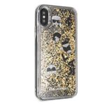 Karl Lagerfeld KLHCPXROGO iPhone X/Xs black & gold hard case Glitter - imagine 5